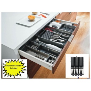 blum utensil knife holder drawer